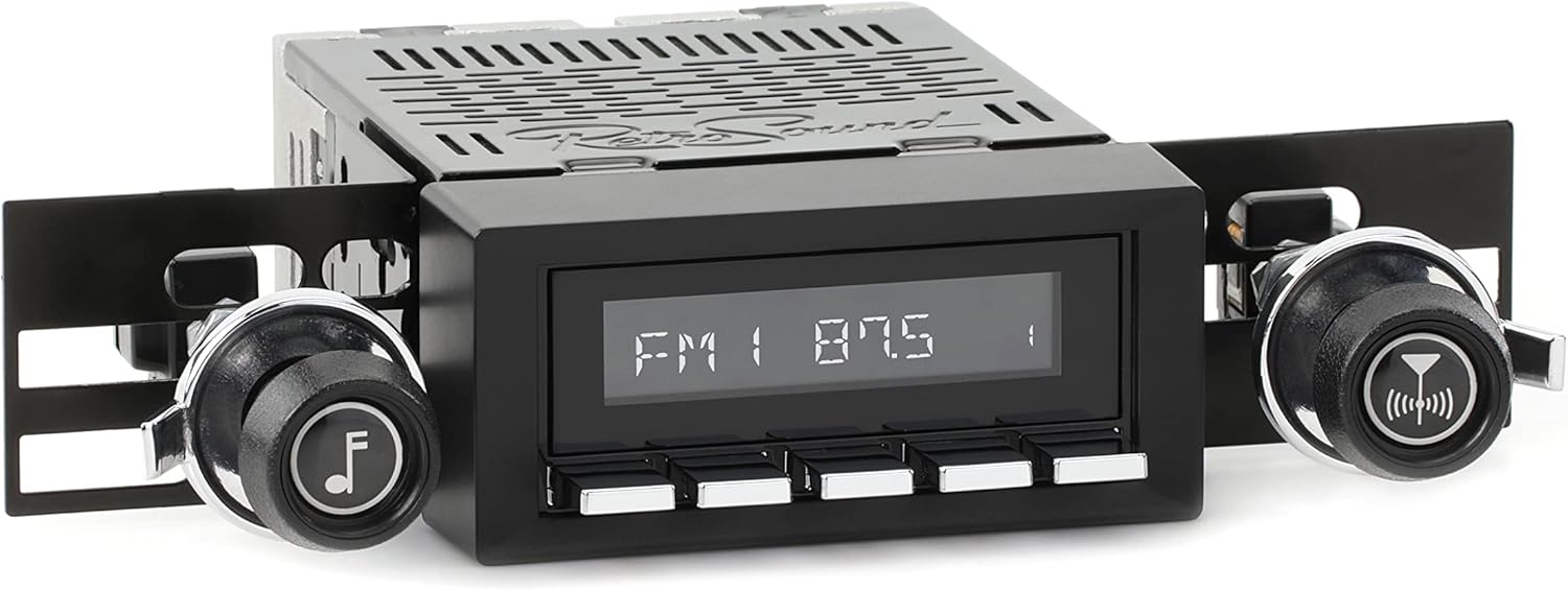 RetroRadio Compatible with 1973-87 Chevrolet Full Size Blazer Features Include Bluetooth, USB, AM/FM HBC-M2-216-37-73C4