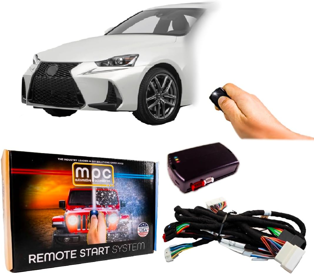 MPC Remote Start Kit Compatible with Lexus IS250 2014 2015 | Plug and Play | Push Lock 3X to Start | USA Tech Support