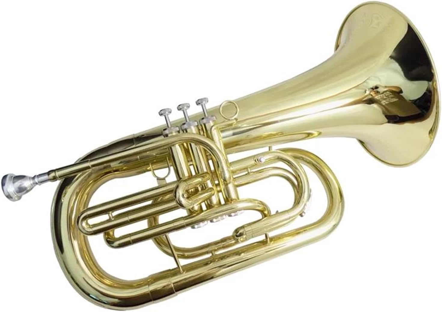 Beginner euphonium Bb Marching Euphonium Musical Instruments With Case Mouthpiece Yellow Brass Body Lacquer Finishes