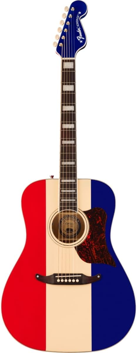 Fender Buck Owens Kingman Acoustic-electric Guitar - Red, White, and Blue