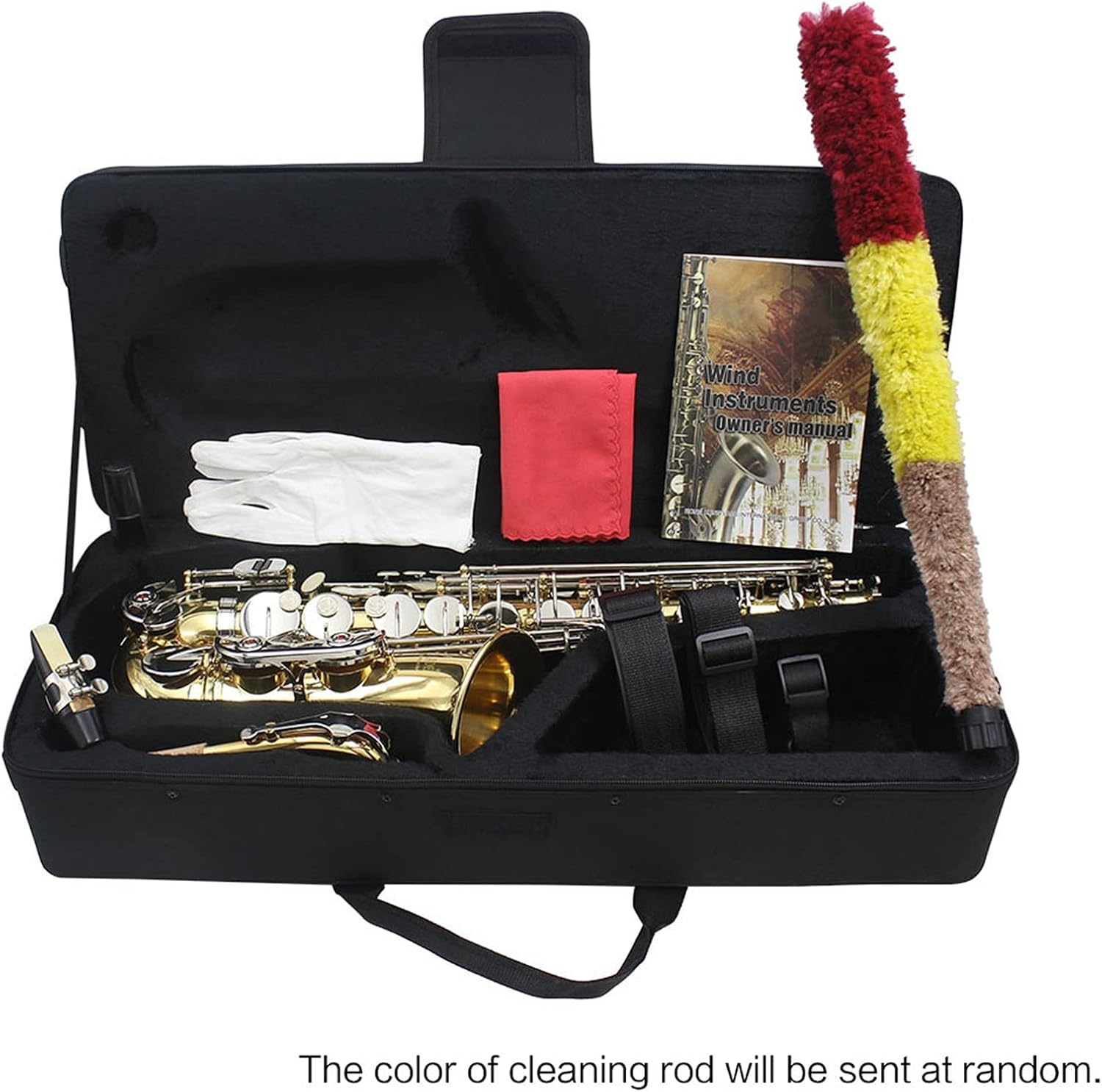 Brass EB E-Flat Alto Saxophone Sax Glossy Engraved Natural White Shell Button Wind Instrument with Hardshell Case Saxophone Straight