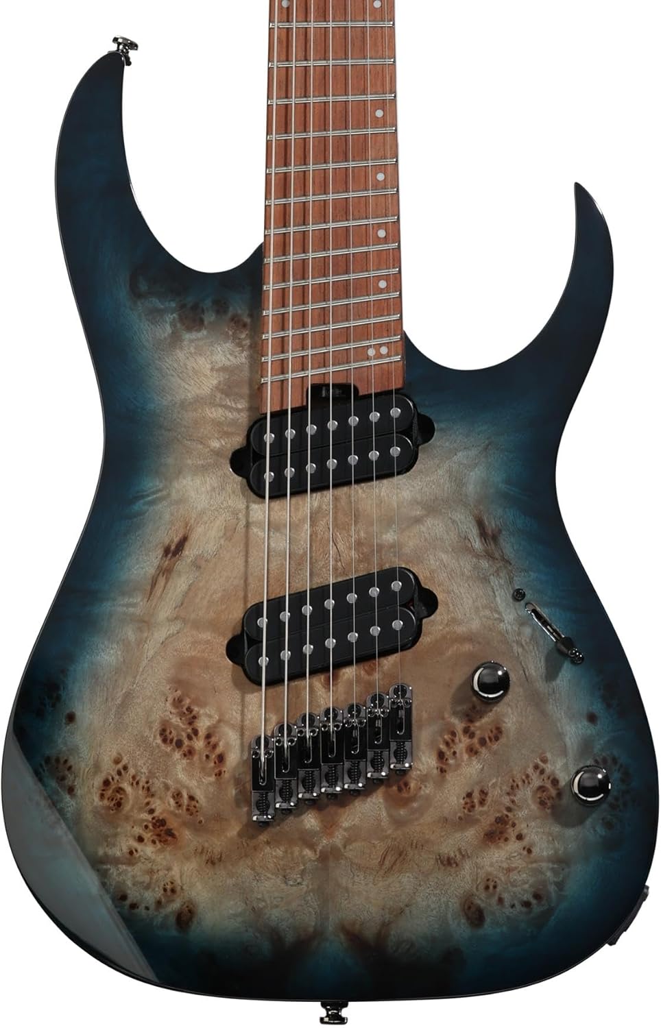 Ibanez RGMS7 7-string Electric Guitar - Cosmic Blue Starburst