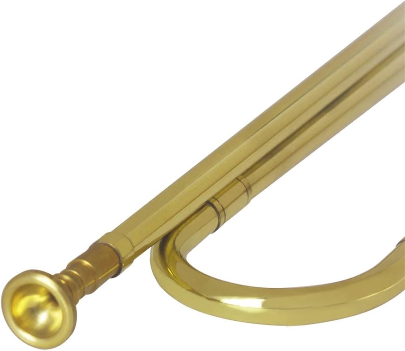 Trumpets Beginner Youth Horn Battle Trumpet Brass Musical Instrument School Band Cavalry Beginner Military Orchestra Bugle Call to Charge Trumpet Set (Color : Golden)