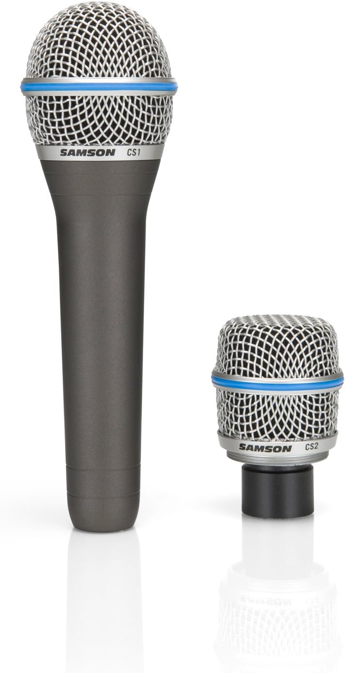 Samson CS Series Microphone with 2 Interchangeable Capsules