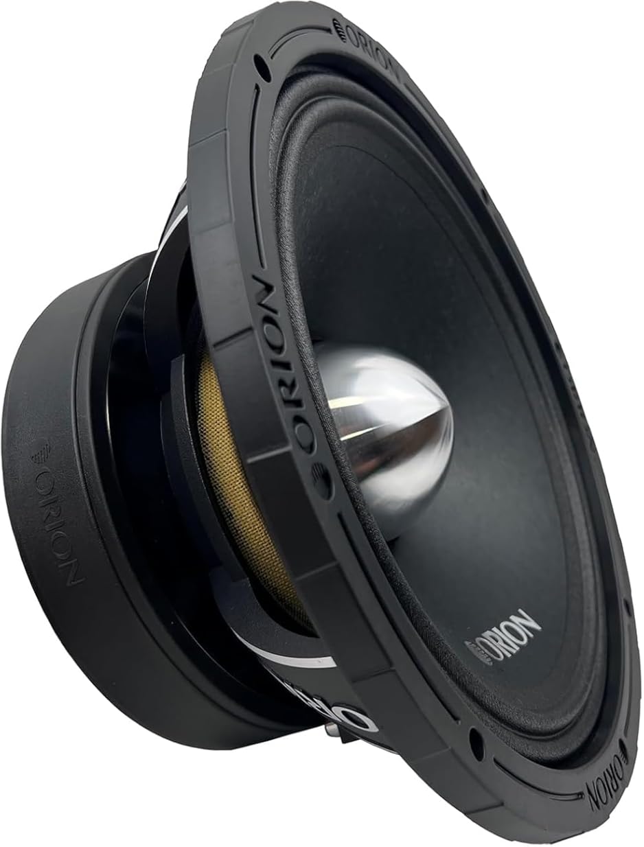 Orion XTR XTX1054 High Efficiency 10” Mid-Range Bullet Loudspeaker, 2000W Max Power, 500W RMS, 4 Ohm, 3” Voice Coil - Pro Car Audio Stereo, Midrange Speaker (Single)