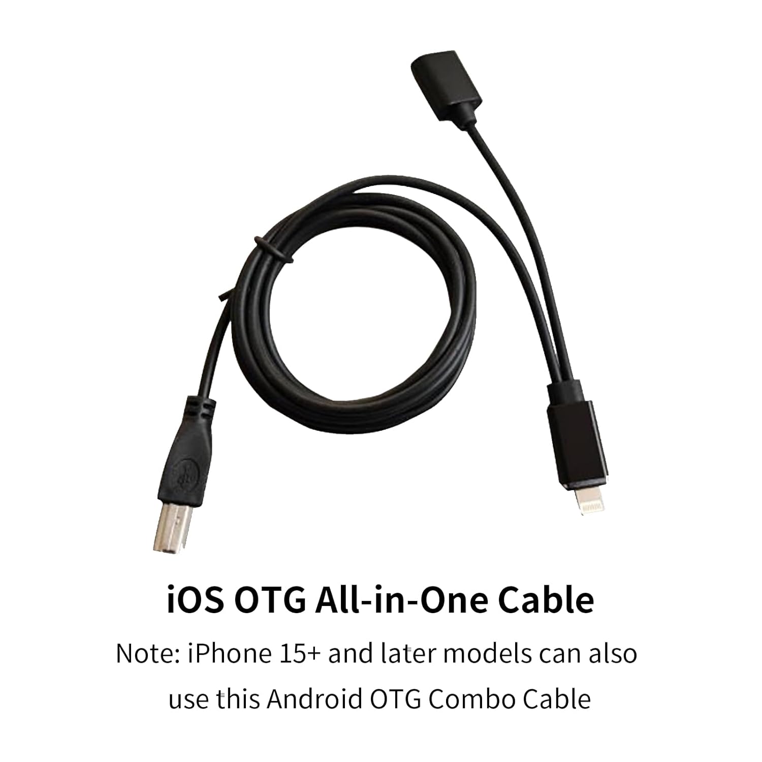 Lightning to 3.5mm OTG Audio Interface for iPhone 16/15/14/13/12, iPad, Connect Mixer, Mic, Audio Interface for Live Streaming, TikTok/YouTube, Plug & Play,Stereo Sound Live Band Recording