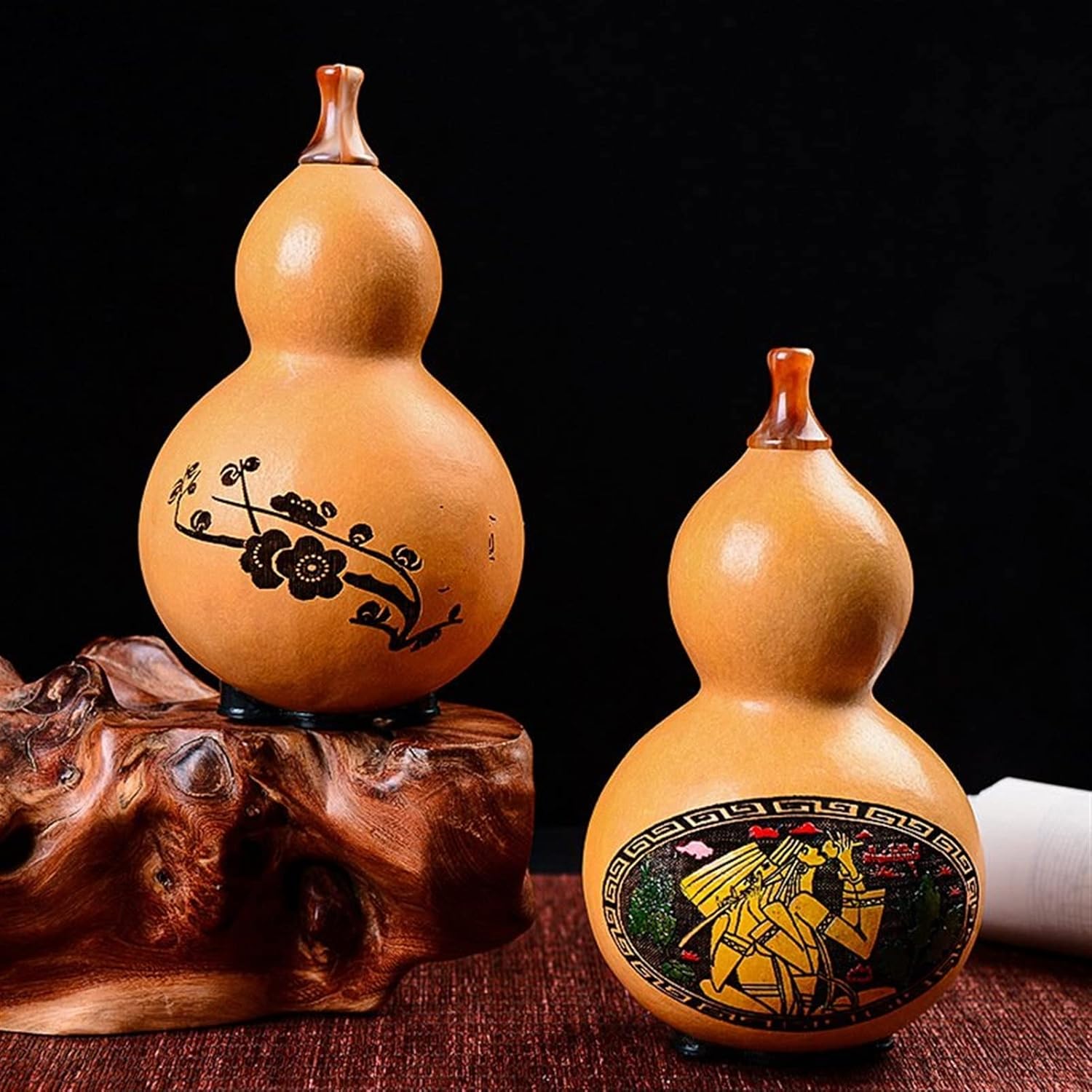 FLFL Hulusi Removable Cucurbit Flute Musical Instrument for Playing Learning Grade Test (Color : 02, Size : BB)