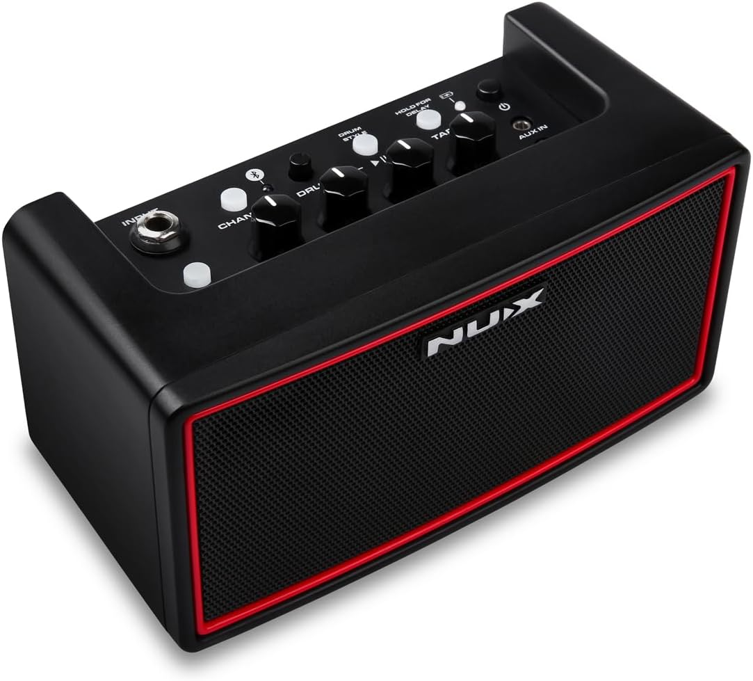 NUX Mighty Air Wireless Stereo Modelling Guitar/Bass Amplifier with Bluetooth, Mobile App, User Friendly Music Player, Up to 18 Hours Playing Time