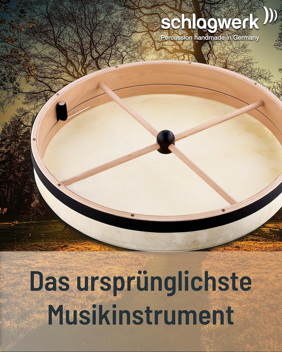 Schlagwerk RTS61 Tunable Frame Drum with Cross Frame