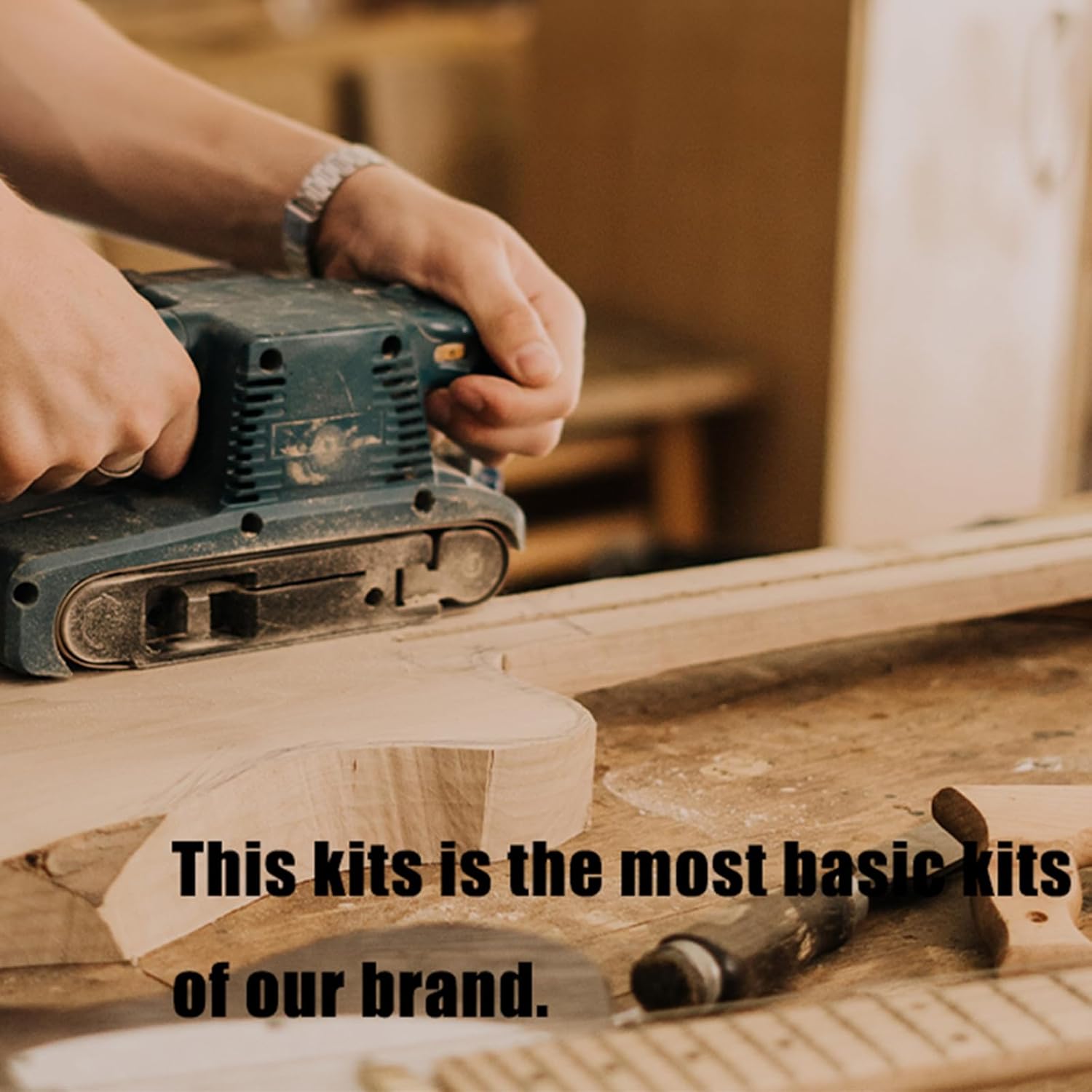 DIY Electric Bass Guitar Kit for Beginners and Hobbyists Featuring Solid Mahogany Body, Maple Neck, and Pre-Wired Components