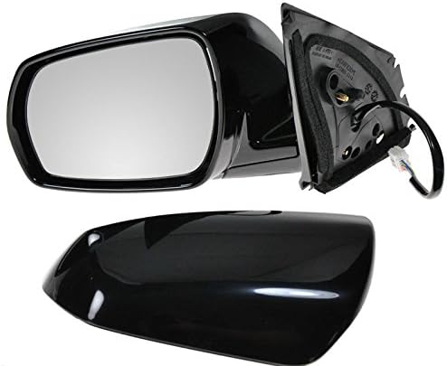 TRQ Driver Side Power Heated Mirror Paint to Match Black Housing Compatible with 2005-2007 Nissan Murano NI1320183