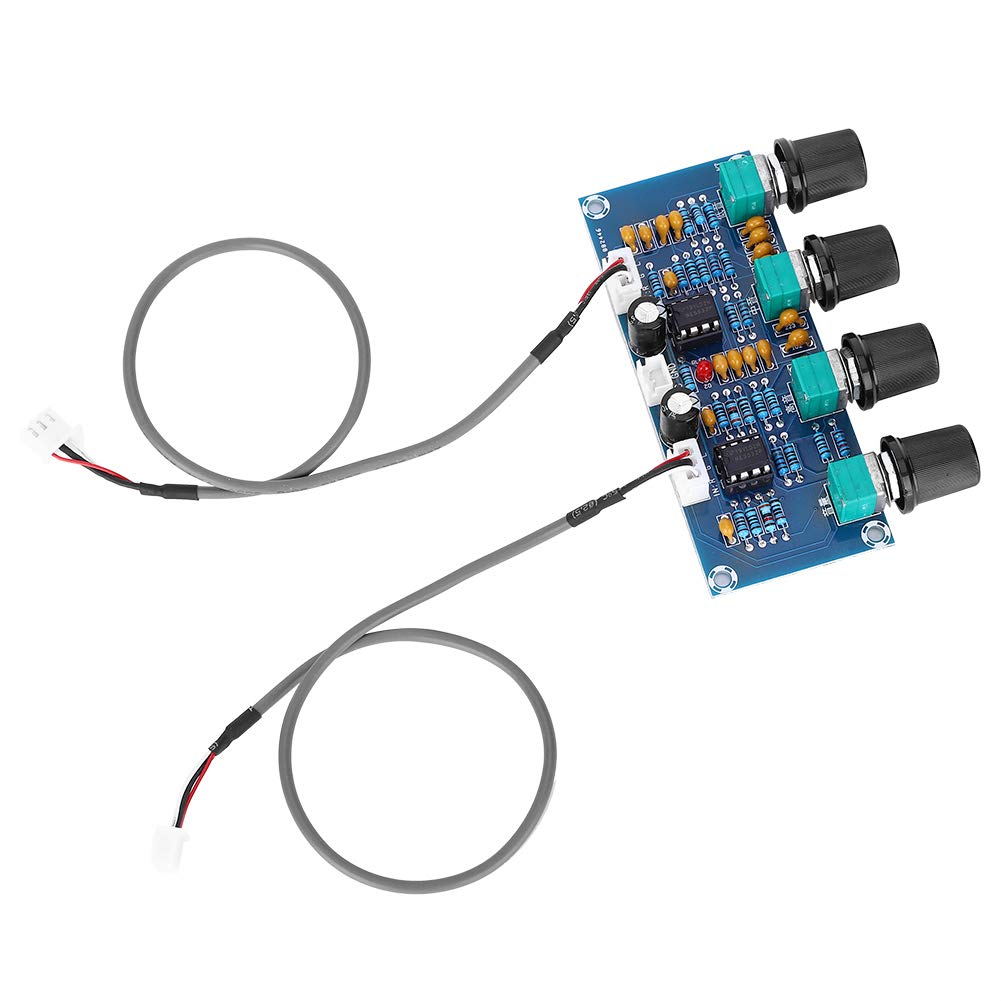 HD Audio Amplifier Dual Core NE5532 Sound Module, Stereo Bass Treble Control, Dual Channel Output, Home Theater Audio System