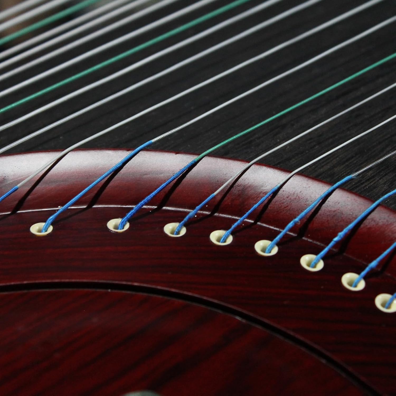 Professional Rosewood Guzheng (163cm) - Handcrafted with Intricate Thousand-Character Carvings, Suitable for All Skill Levels, Includes Professional Tuner, Tuning Wrench, Backpack, and More