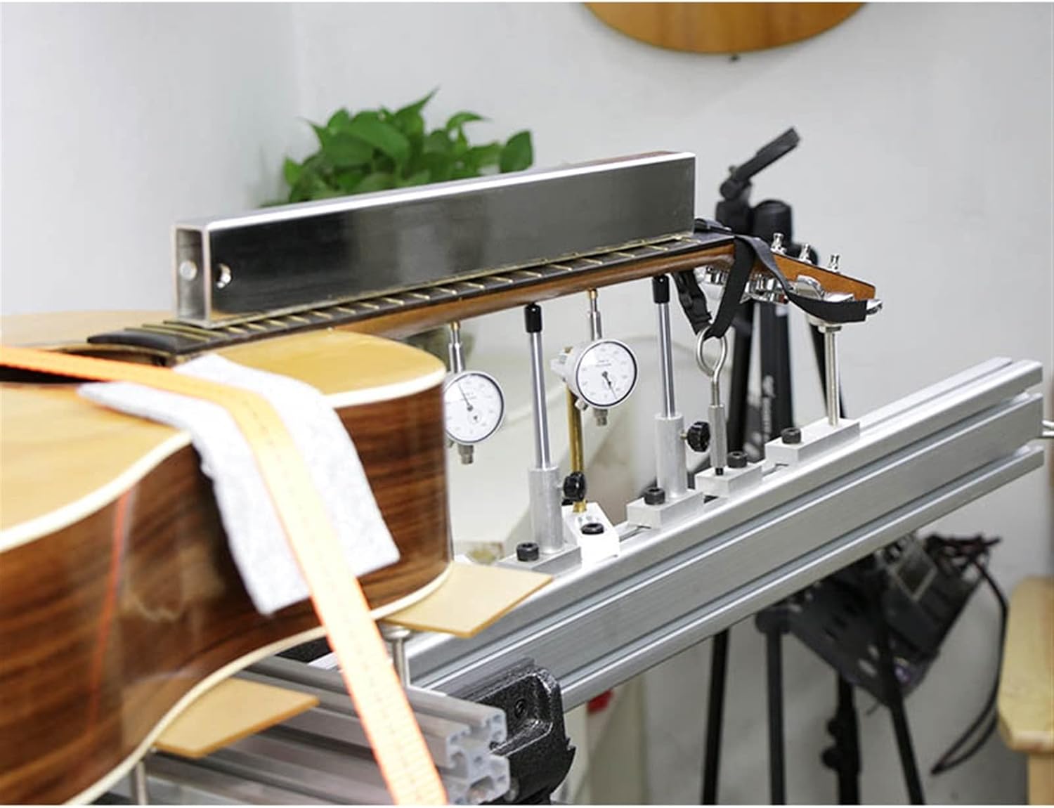 Simulates Guitar Neck Tension Leveling Platform Electric Acoustic Guitar Repair Tool
