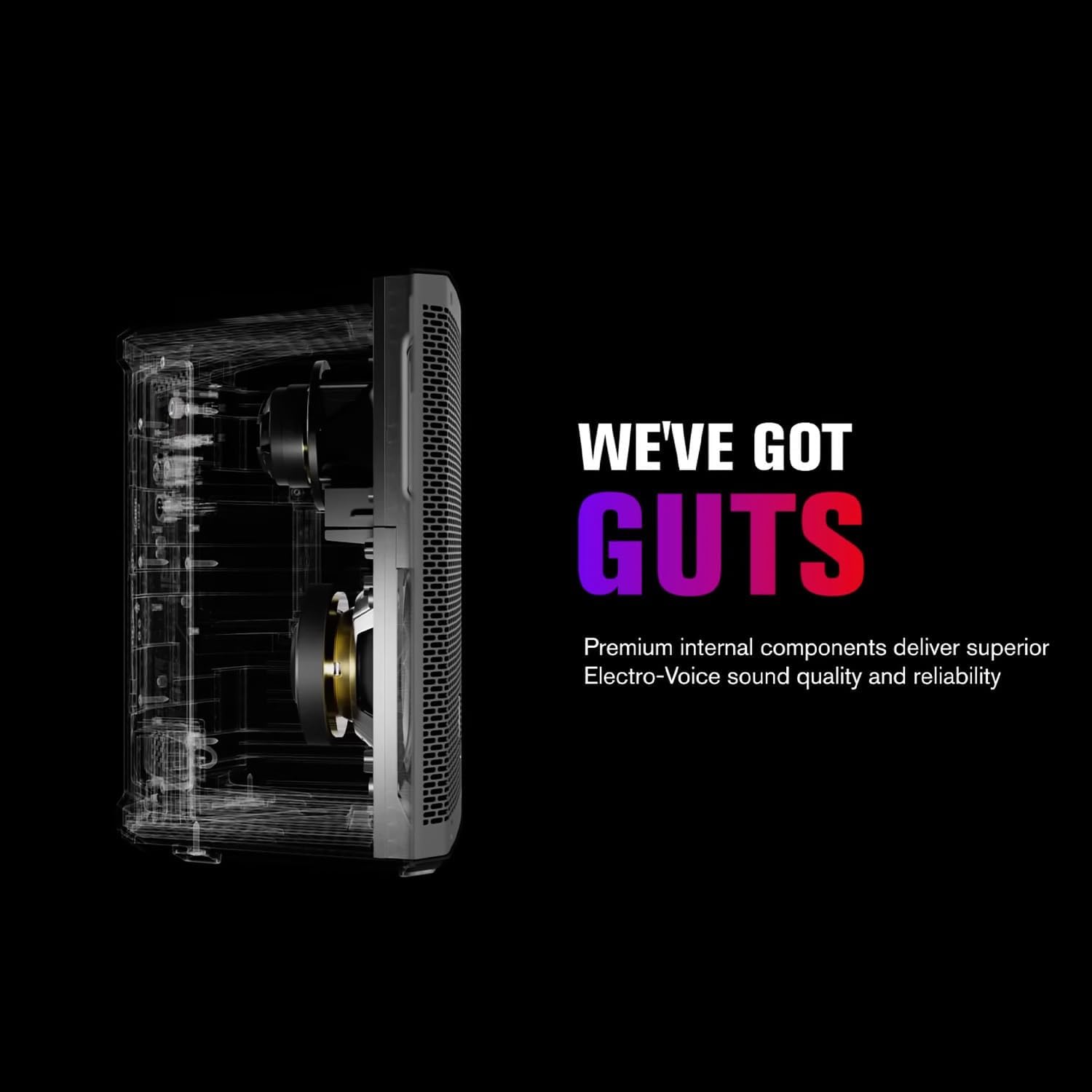 Electro-Voice ZLX-8P-G2 8-Inch 2-Way Powered Loudspeaker with Bluetooth (Black) Bundle with All-Aluminum Speaker Stand Pack and 25-Feet XLR Male to Female Microphone Cable (3 Items)