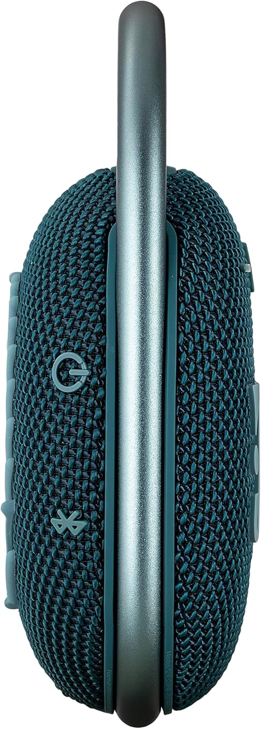 JBL Clip 4 Portable Bluetooth Speaker with Built-in Carabiner | Compact Wireless Waterproof IP67 Speaker for Travel and Outdoors| Bold Sound, Long Battery Life (Blue) + USB Adapter + Microfiber Cloth