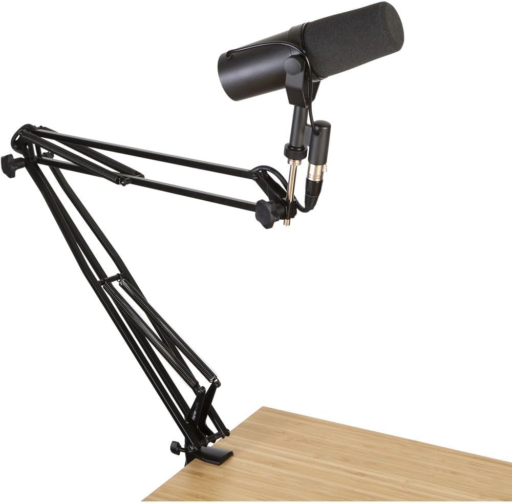 Zoom ZDM-1 Podcast Mic Pack with GFWMICBCBM1000 Microphone Boom Arm and Microphone Pop Filter