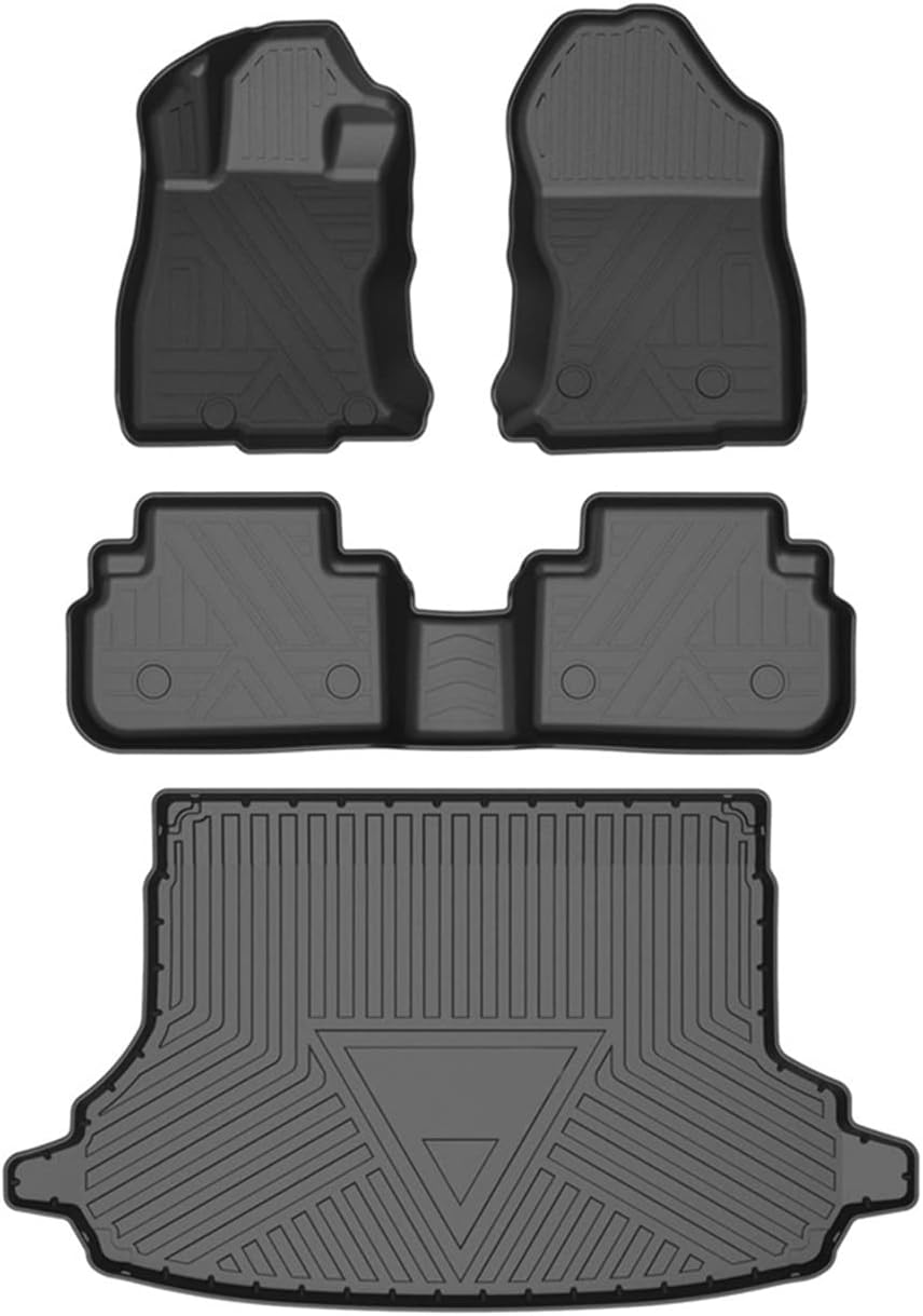 Car Floor Mats All-Weather TPE Foot Mats Odorless Pad Tray Mat Interior Accessories Compatible with Subaru Forester SK 2019-2022