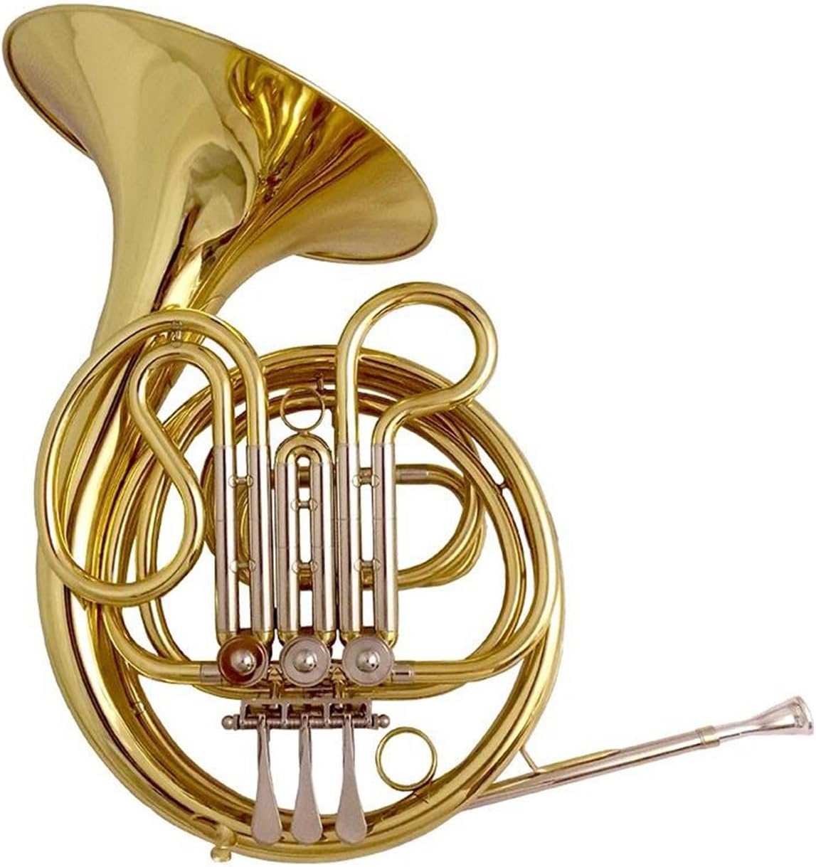 Brass French Horn Professional Eb/F Single Junior French Horn Musical Instruments With Case Mouthpiece Brass Instrument