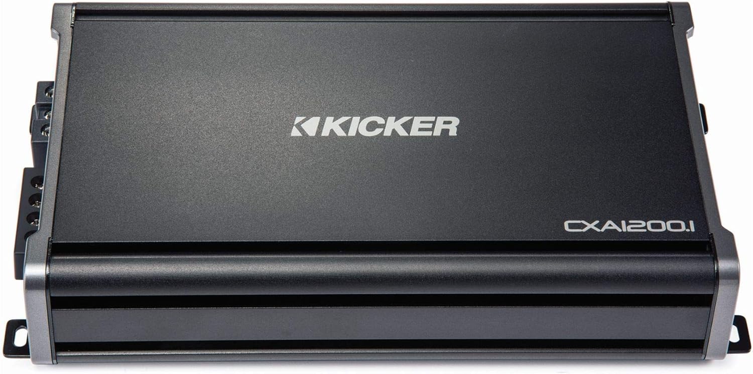 Kicker CXA1200.1 1200-Watt Mono Class D Subwoofer Amplifier