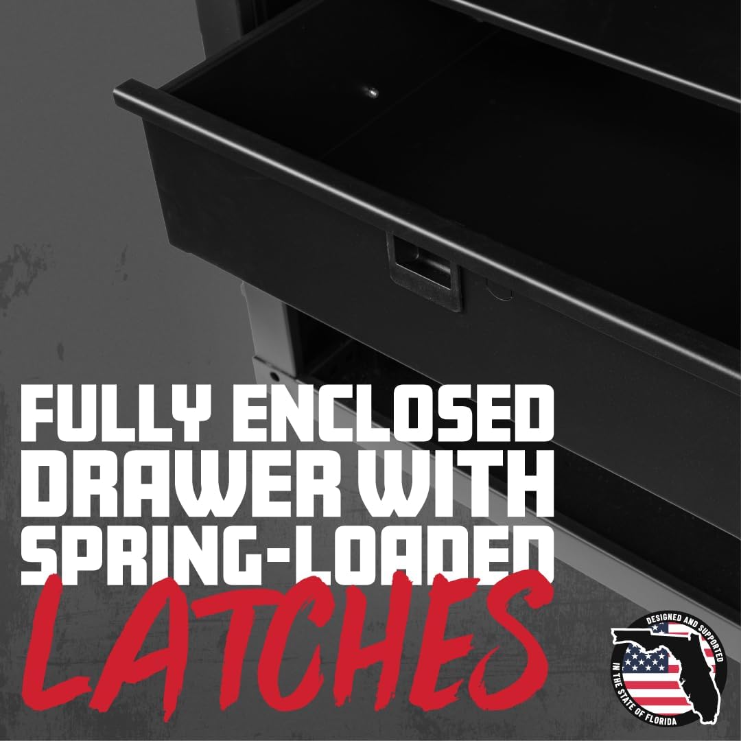 Gator Rackworks Standard 3U Rack Mount Drawer with Foam Interior and Lock, 14.2