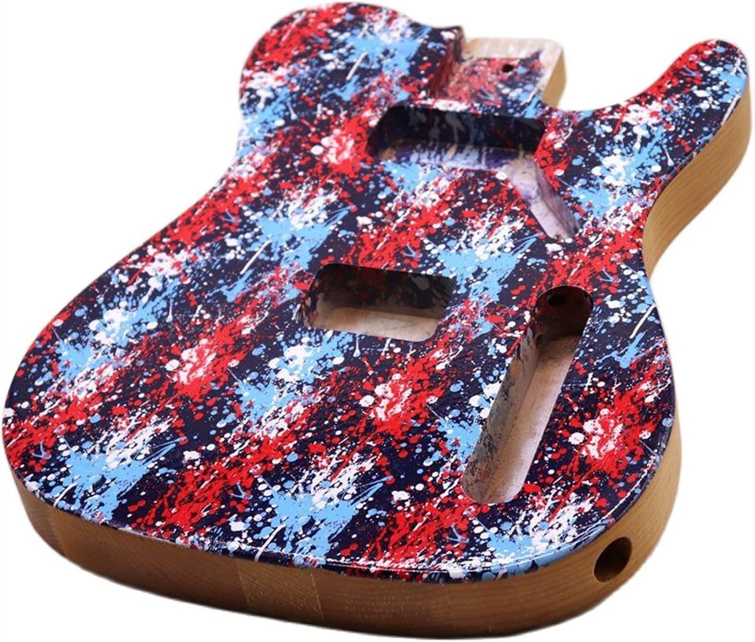 FLFL Alder Wood Electric Guitar Body for TL Body with Hot Soft Printing Unfinished Guitar Kit