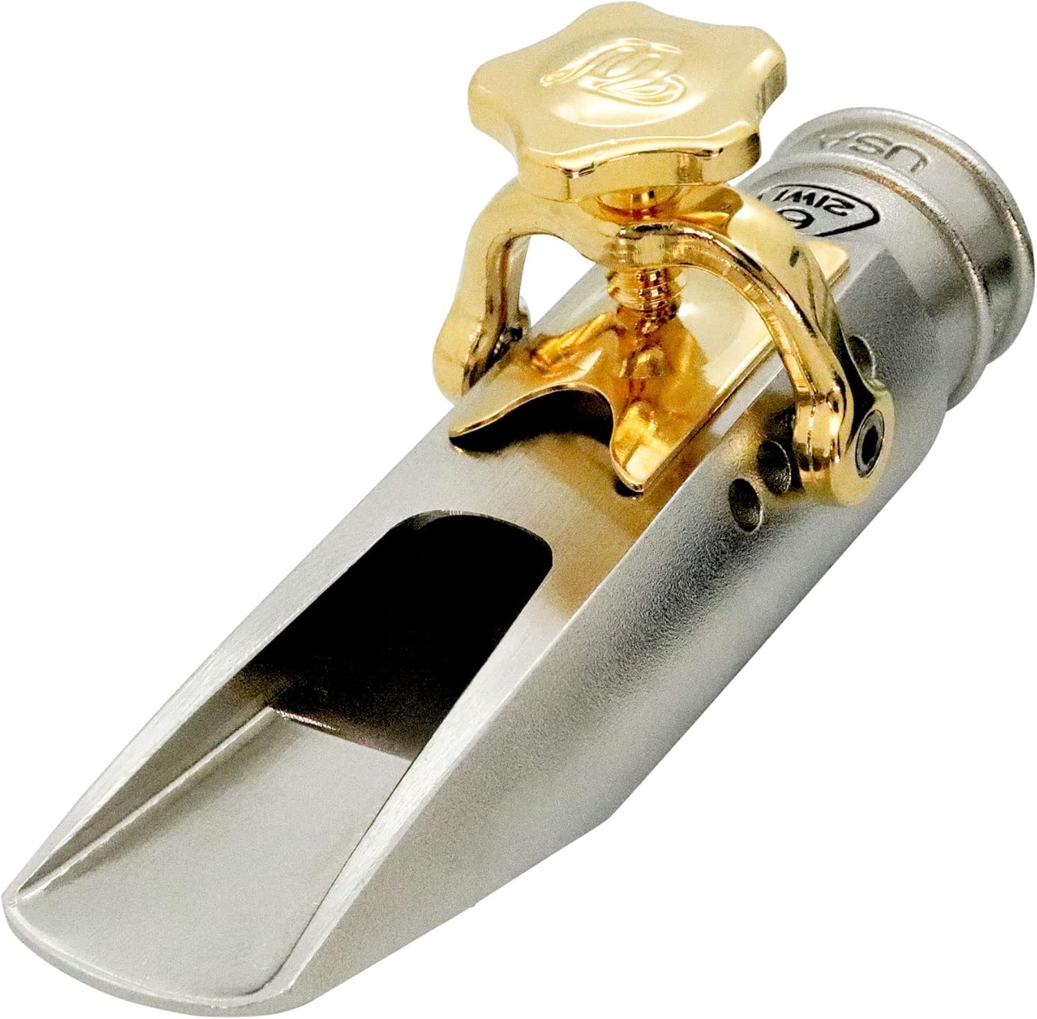 Theo Wanne MINDI ABAIR 2 Signature Alto Mouthpiece - The Ultimate Powerhouse Alto Mouthpiece with Swept-Step Baffle, Elliptical Window - Small-Stadium-Chamber Design