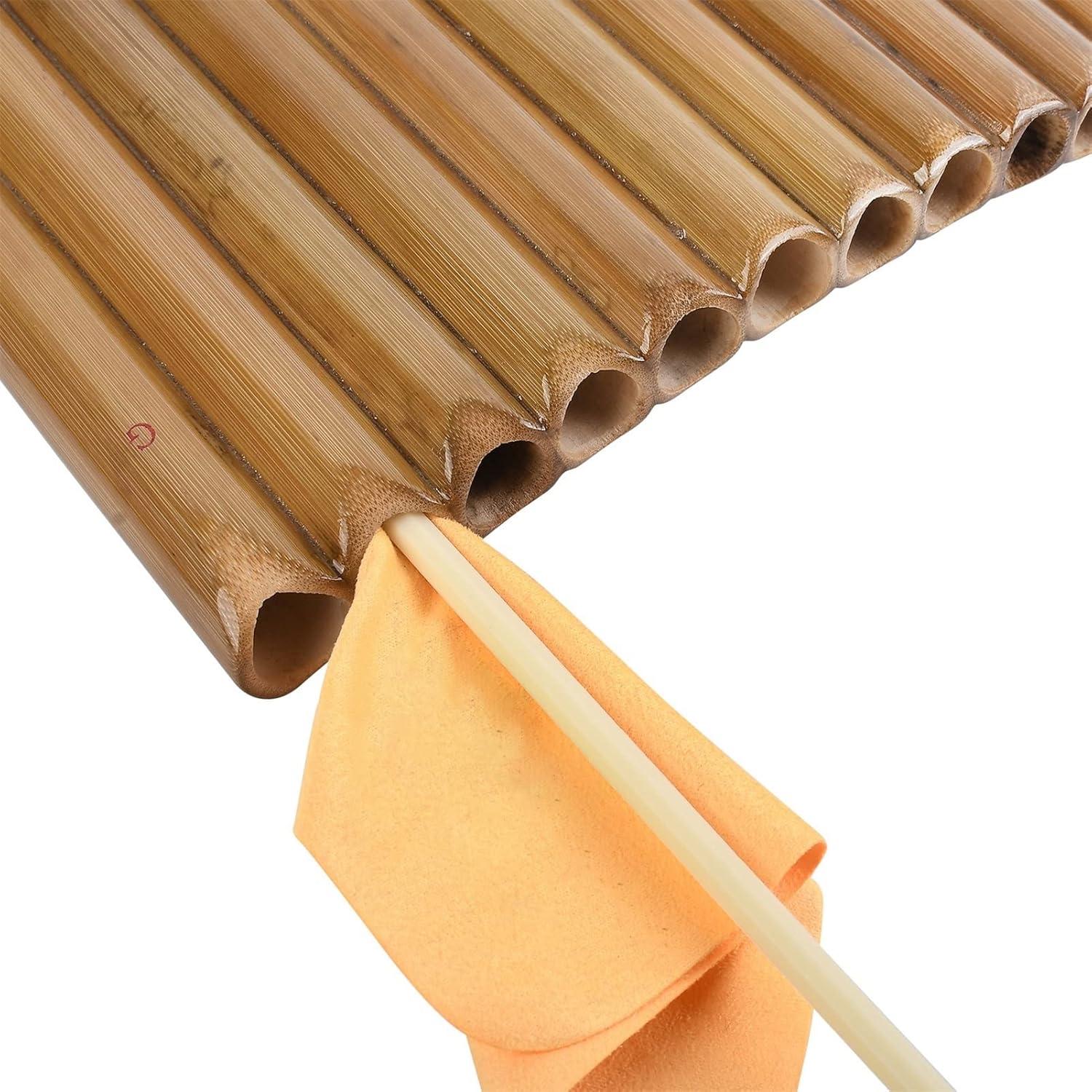 PanPipes Woodwind Instrument 15-Pipe G Key Pan Flute Musical Instrument (Color : A)