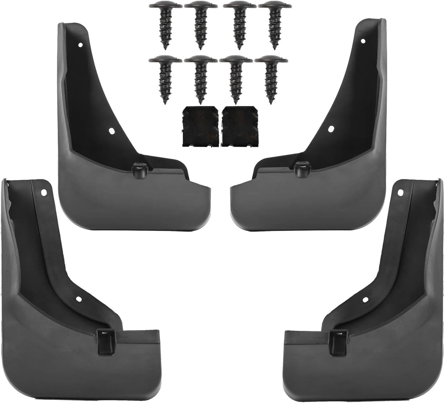 4X Splash Guards Mudguards Fenders Mudflaps Mud Flap Mud Guards Front Rear Car Accessories Compatible with VW Tiguan L Pro R Line 2024-2025