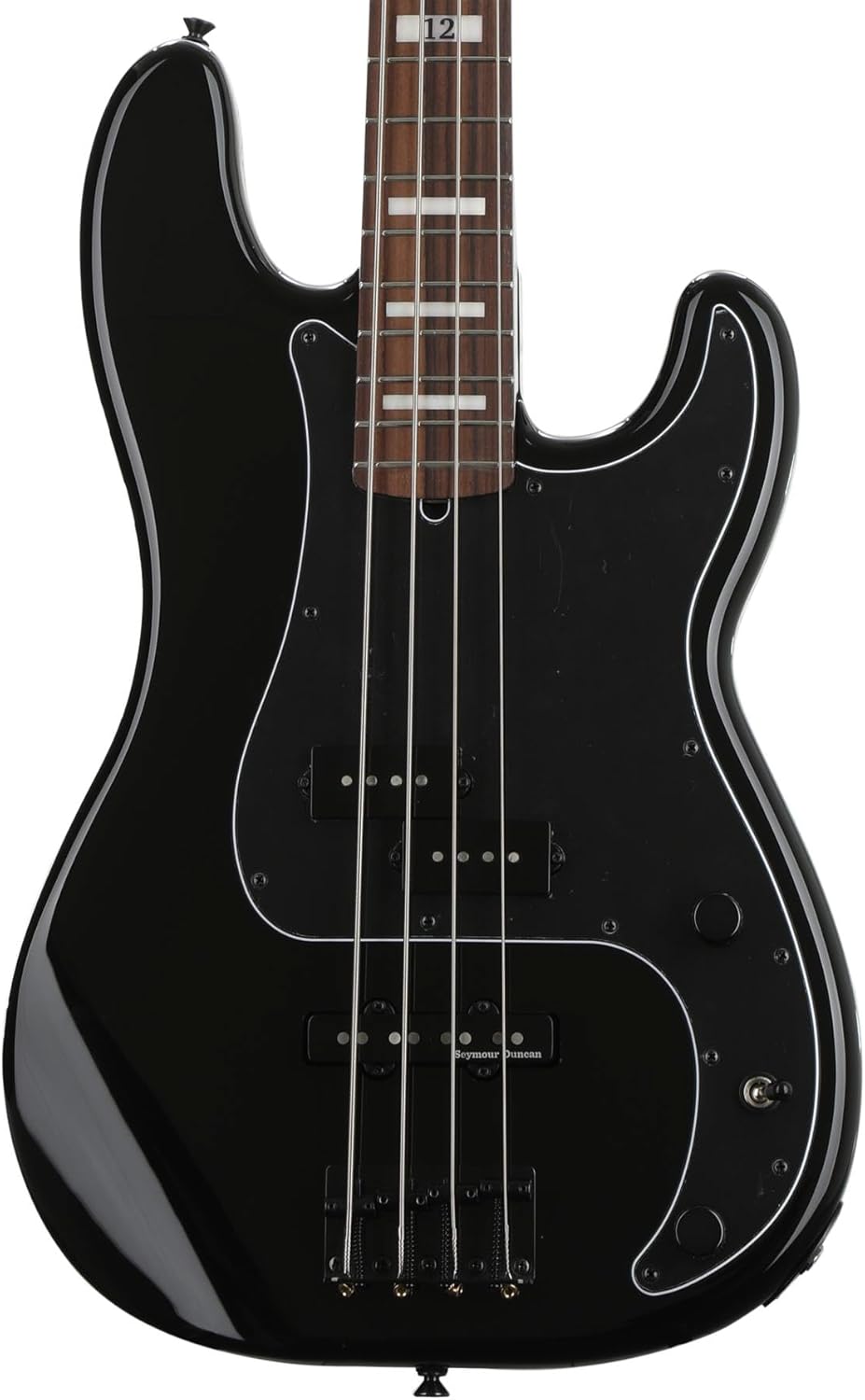 Fender Duff McKagen Deluxe Precision Bass, Black, Rosewood Fingerboard