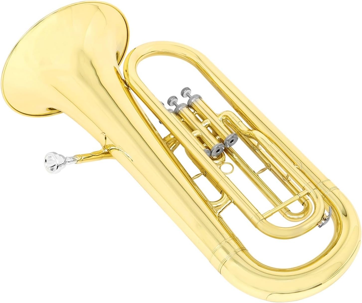 Euphonium Instrument Bb Key Brass Three Upright Beginner Playing Euphonium All-brass Instrument