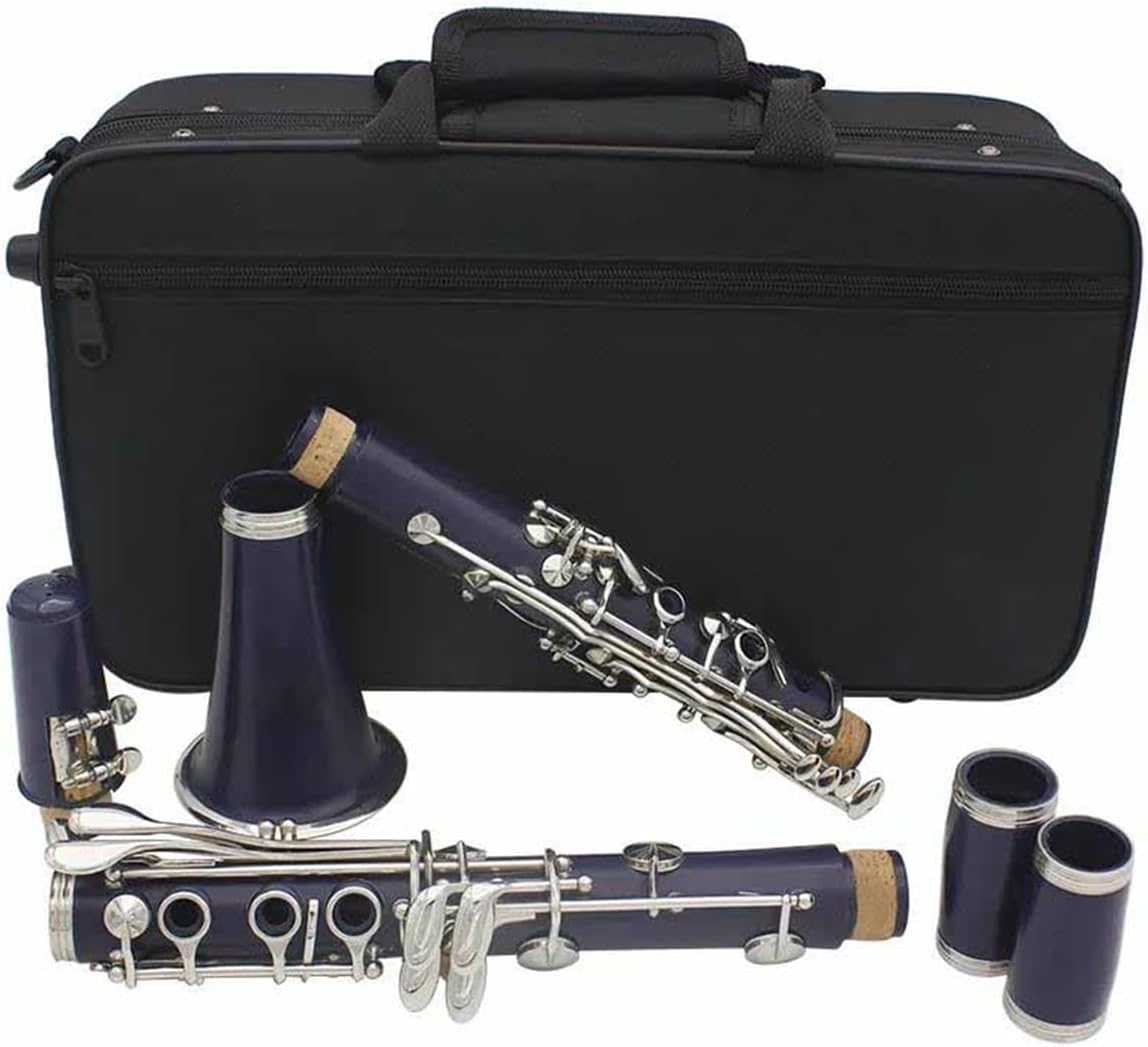 Clarinet Bb 17 Keys 6 Rings Portable Blackwinds Bakelite Professional Woodwind Musical Instruments