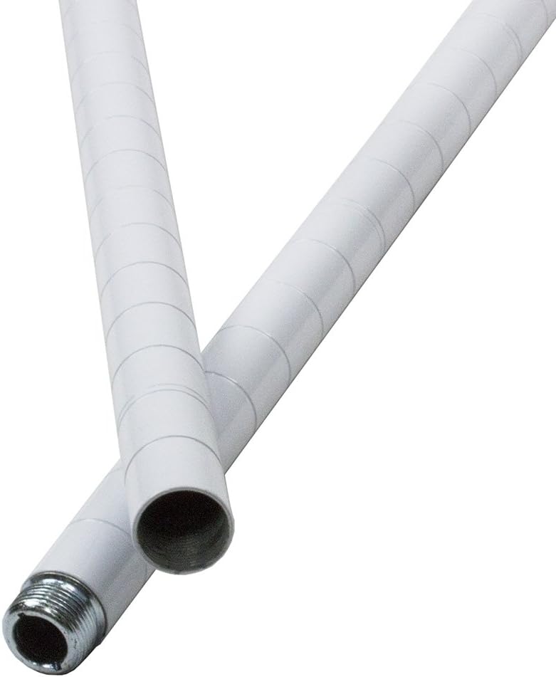 Shelving Inc. White Wire Shelving with 4 Tier Shelves - 18