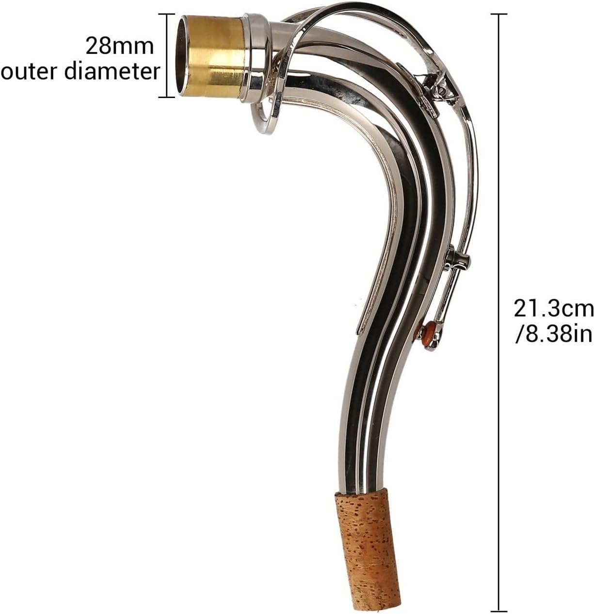 Sax Replacemen Set Alto Saxophone Elbow Bend Neck Connector Diameter Saxophone Replacement Parts Accessories Saxophone Accessories