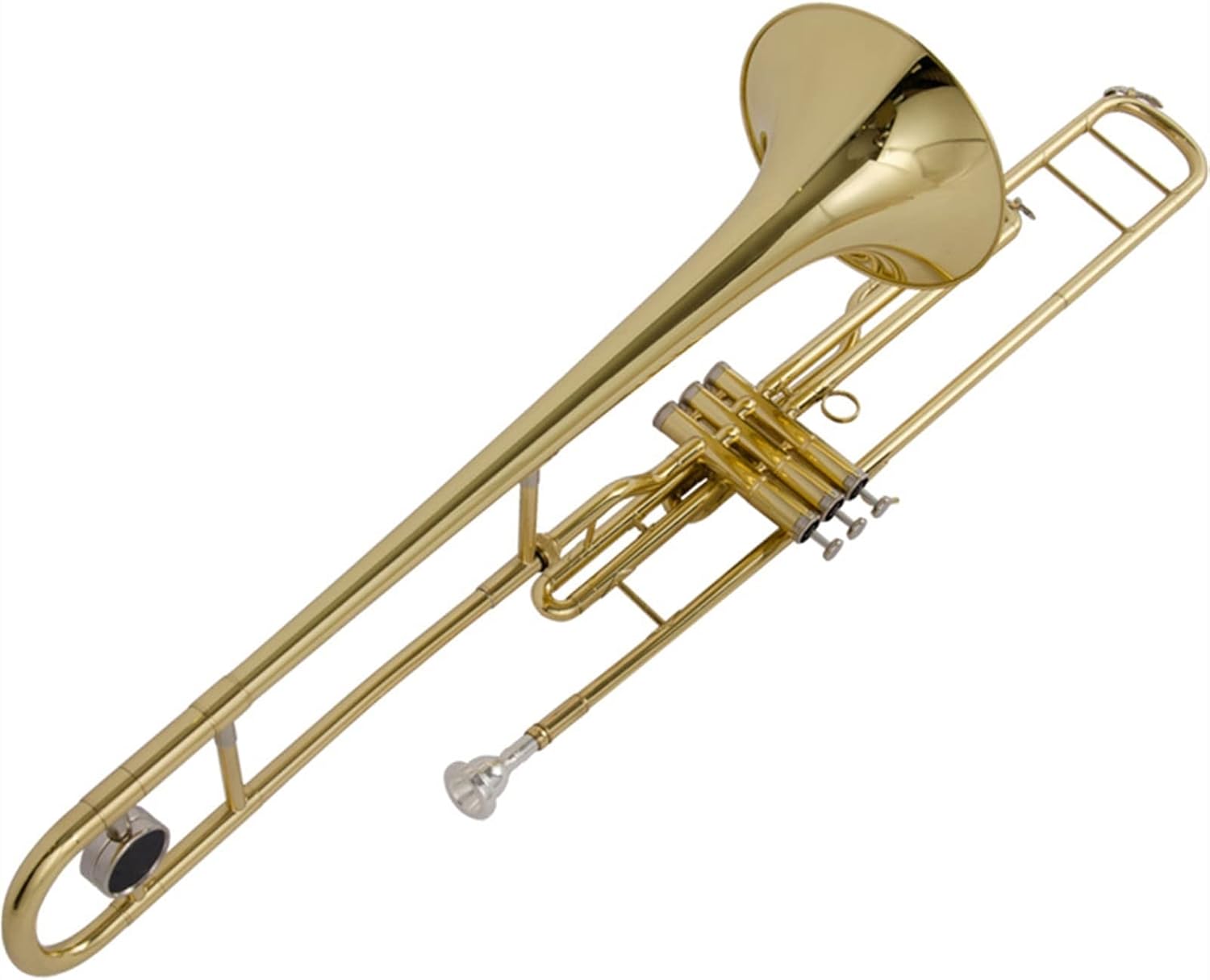 FLFL Student Trombone B Flat Key Lacquered Gold/Nickel-Plated Brass Trombone