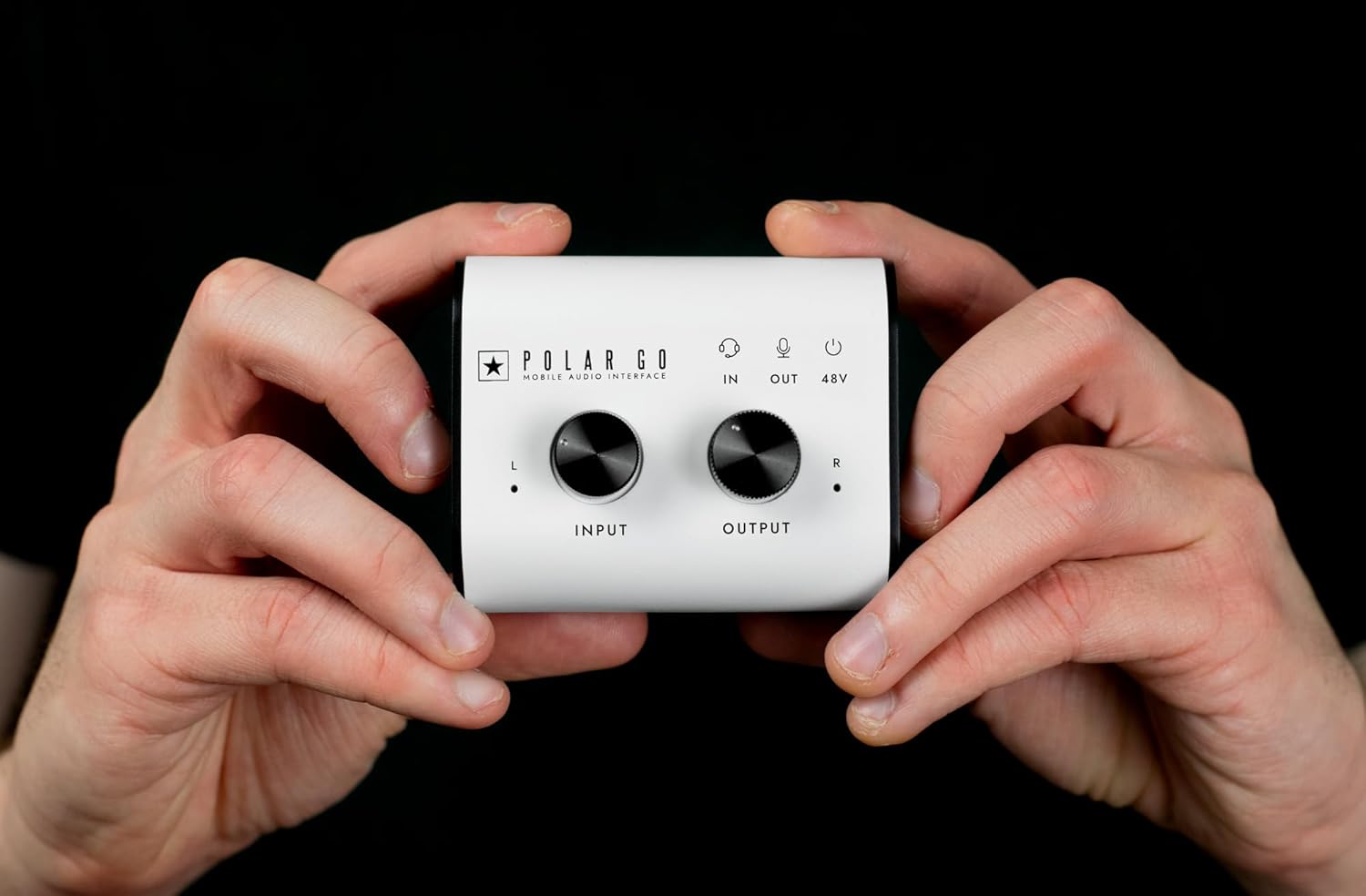 Blackstar Polar Go Mobile Audio Interface with ProCapture Stereo Mics, XLR/Instrument Input, and 6-Hour Battery Life