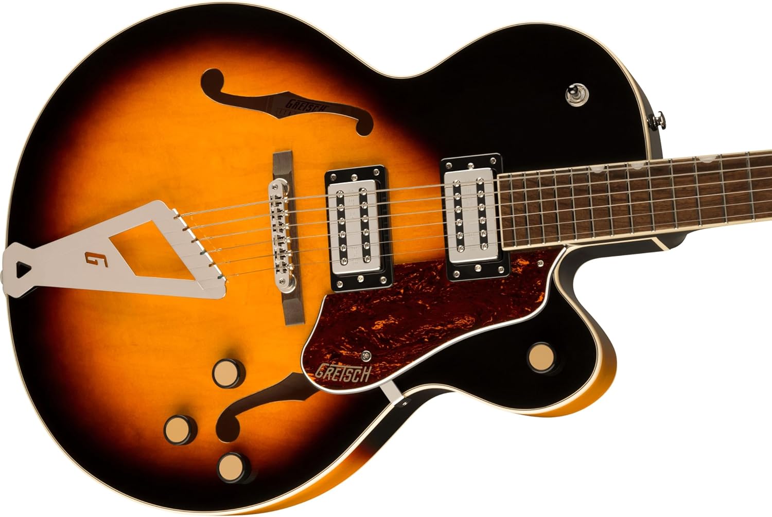 Gretsch G2420 Streamliner Hollowbody Electric Guitar with Chromatic II Tailpiece - Aged Brooklyn Burst