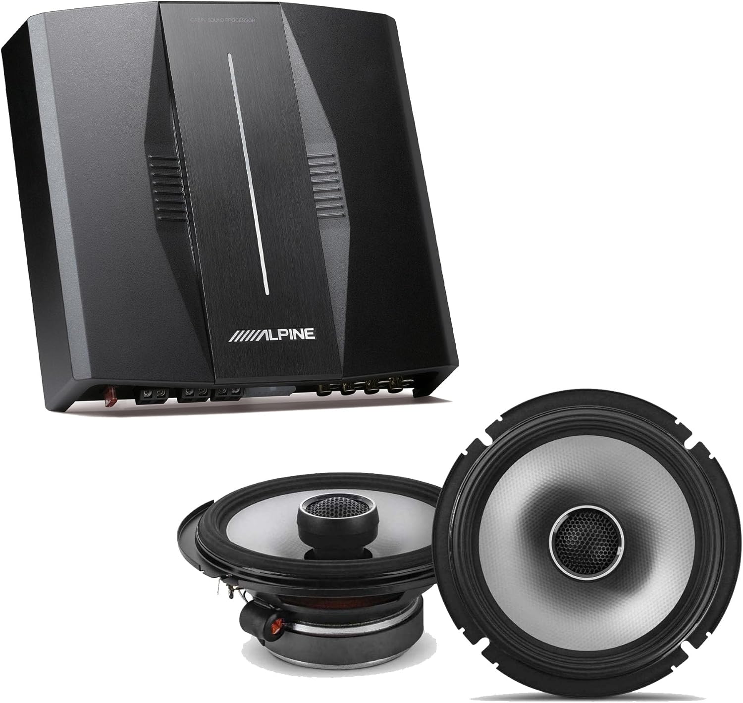 Alpine PXE-C80-88 OPTIM8 8-Channel Hi-Res Digital Sound Processor Amplifier w/ S2-S65 6.5