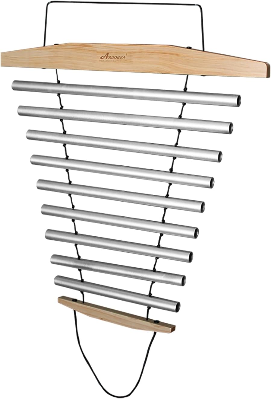 Handy Chime with Mallet for Relaxing Sound Bath Meditation Yoga Class Energy Refresh 9 Tone Swing Chime Sound Healing Instrument