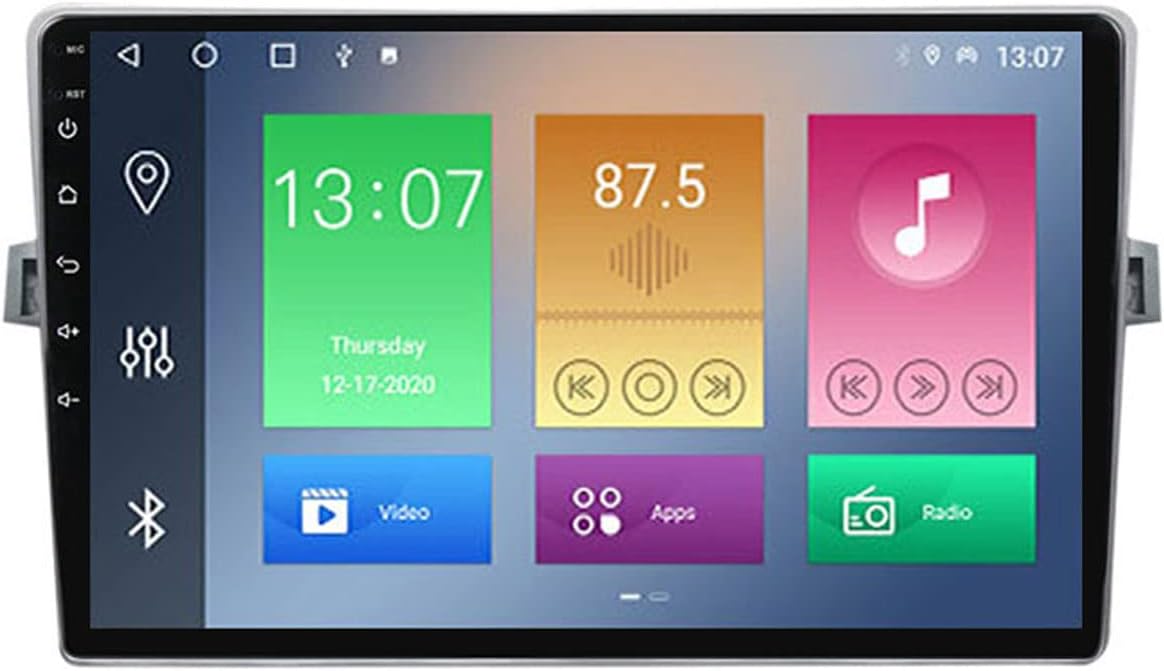 Android Car Stereo with Navigation 9 Inch HD Touch Screen Car Multimedia Radio for Toyota Verso 2009-2018 Car Audio Bluetooth FM GPS WiFi USB Mirror Link with Backup Camera Carplay