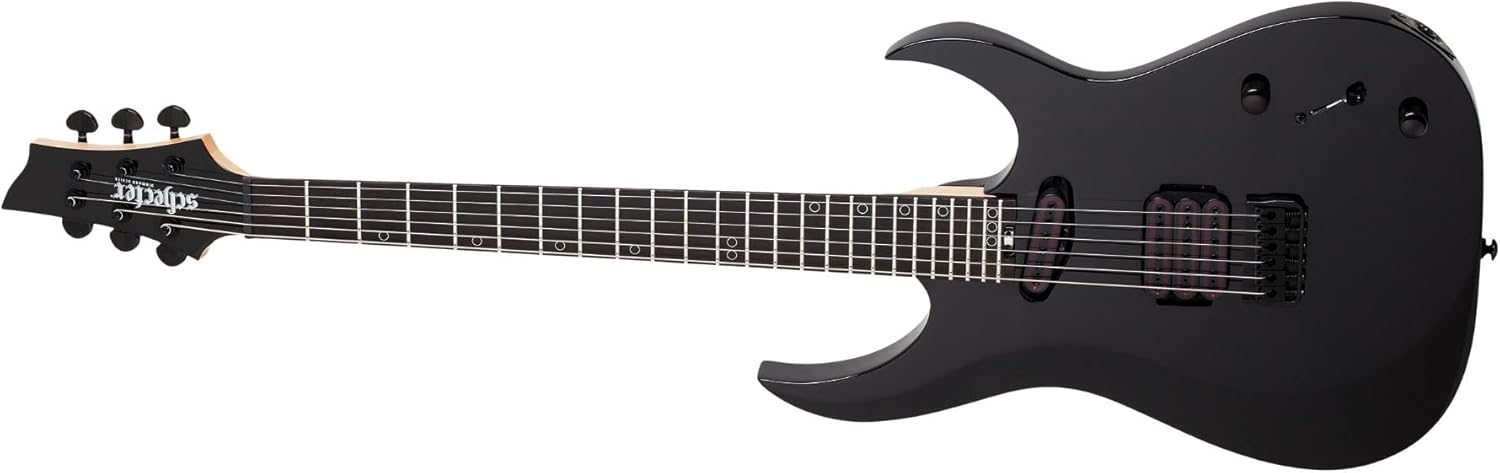 Schecter Sunset-6 Triad Electric Guitar - Gloss Black