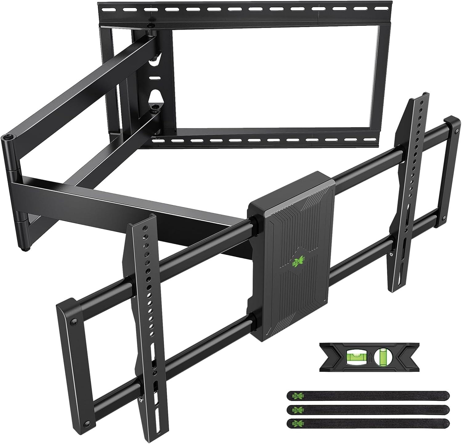 USX Mount Heavy Duty Long Arm TV Wall Mount for Most 42-95 inch tv 40 Inch Extension Full Motion TV Mount，Wall Mount Bracket with Swivel and Tilt, Up to 150lbs Fits 16” 18” 24” Stud VESA 800x400mm