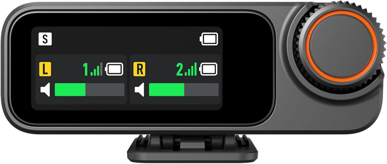 DJI Mic 3 Transmitter, Wireless Mini Microphone for iPhone/Camera/Android, Lightweight & Intuitive, Lavalier Microphone, 32-bit Float, Integrated Timecode, Vlog, Interview, Streaming