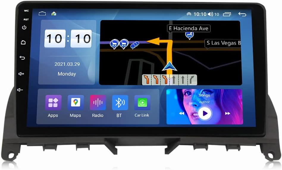 Car Stereo Radio for Benz C-Class W204 07-10……