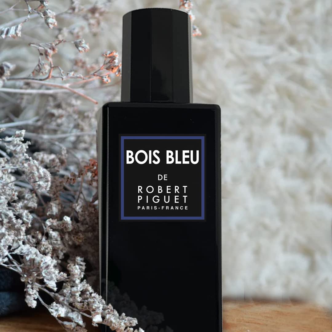 Robert Piguet Bois Bleu Eau de Parfum Spray - Woody Aromatic Unisex Perfume with Notes of Bergamot, Nutmeg & Sandalwood - Made in France, 3.4 Fl Oz