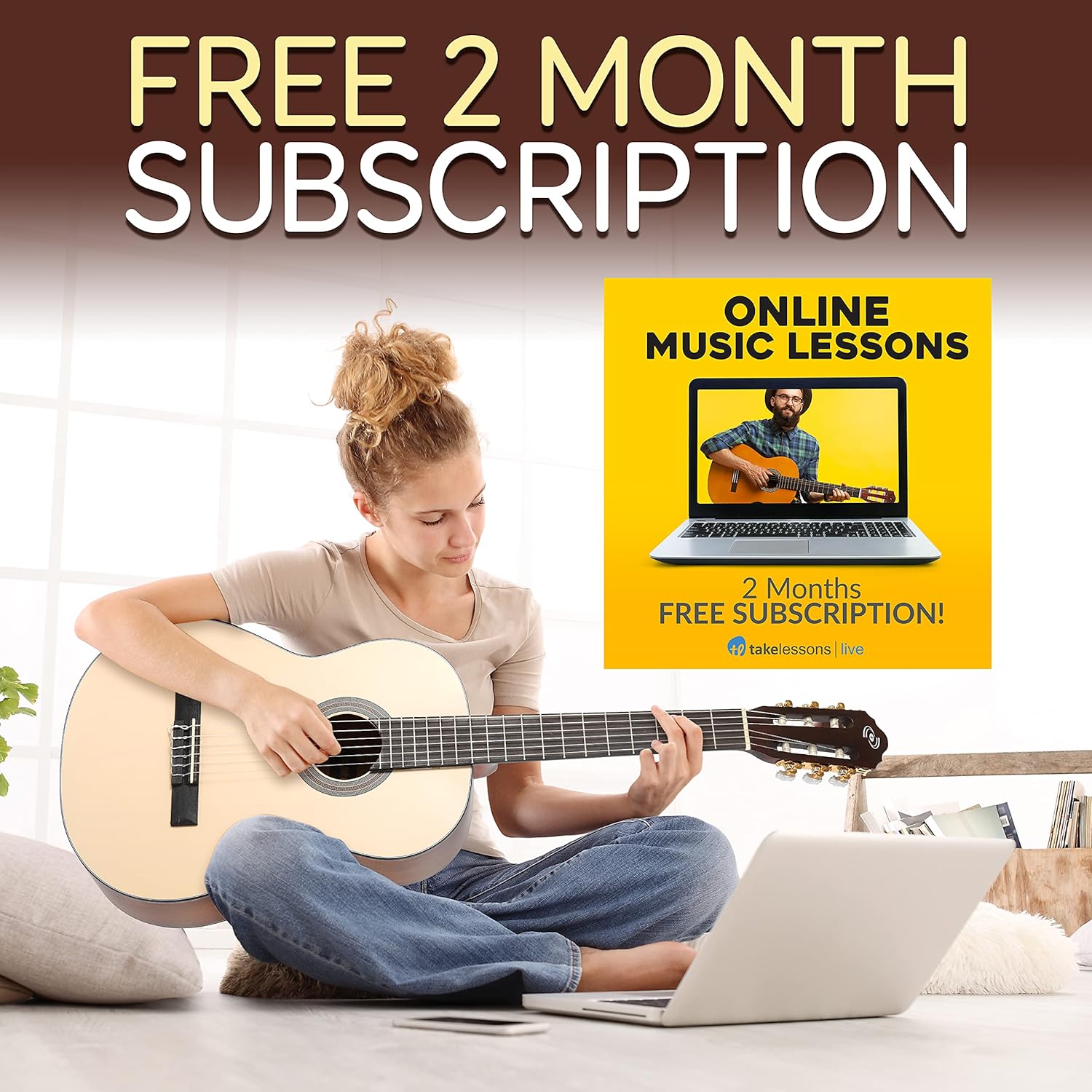 Pyle Premium Solid Spruce Top Classical Acoustic Guitar Kit, 4/4 Full Size Classic All Wood Handcrafted Instrument with Gig Bag, Picks, Stand and Foot Stool, 39