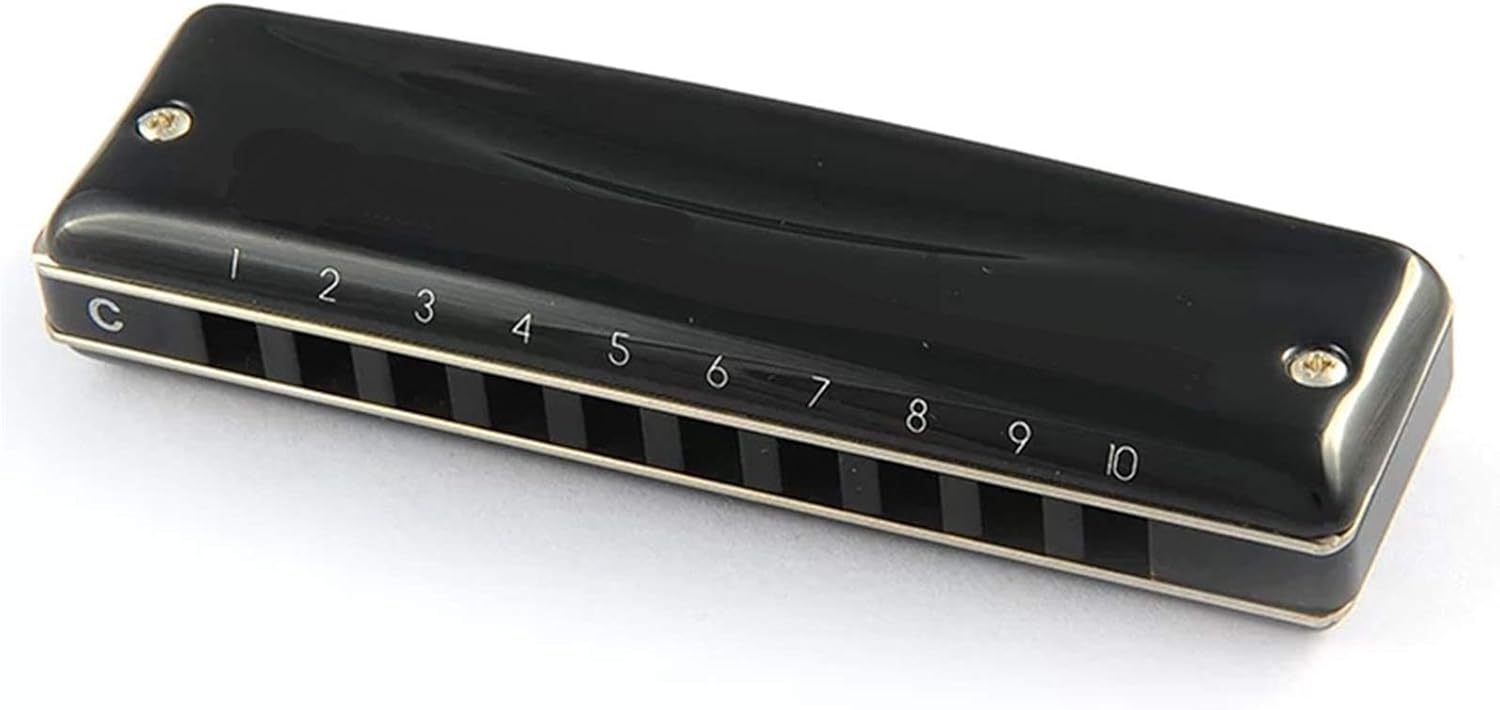 SUOFEILAIMU Diatonic Harmonica 10 Holes Blues Harp Key C Mouth Organ Professional Musical Instruments (Color : Key of Db)