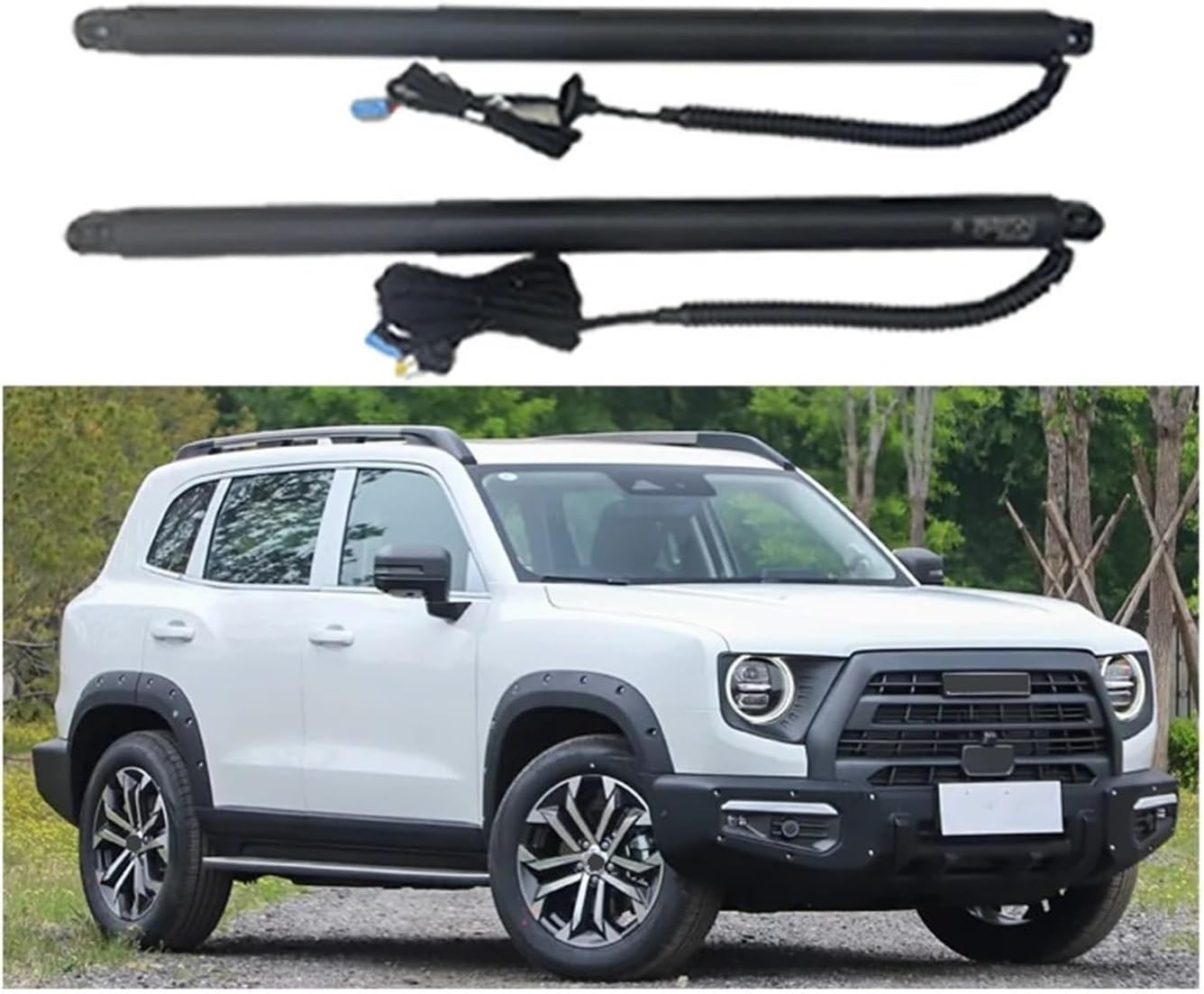 Car Electronics Tailgate Smart Electric Accessories Tail Gate Lift Compatible with Haval H-Dog 2023 Trunk Spring Foot Sensor(with Kick Senor)