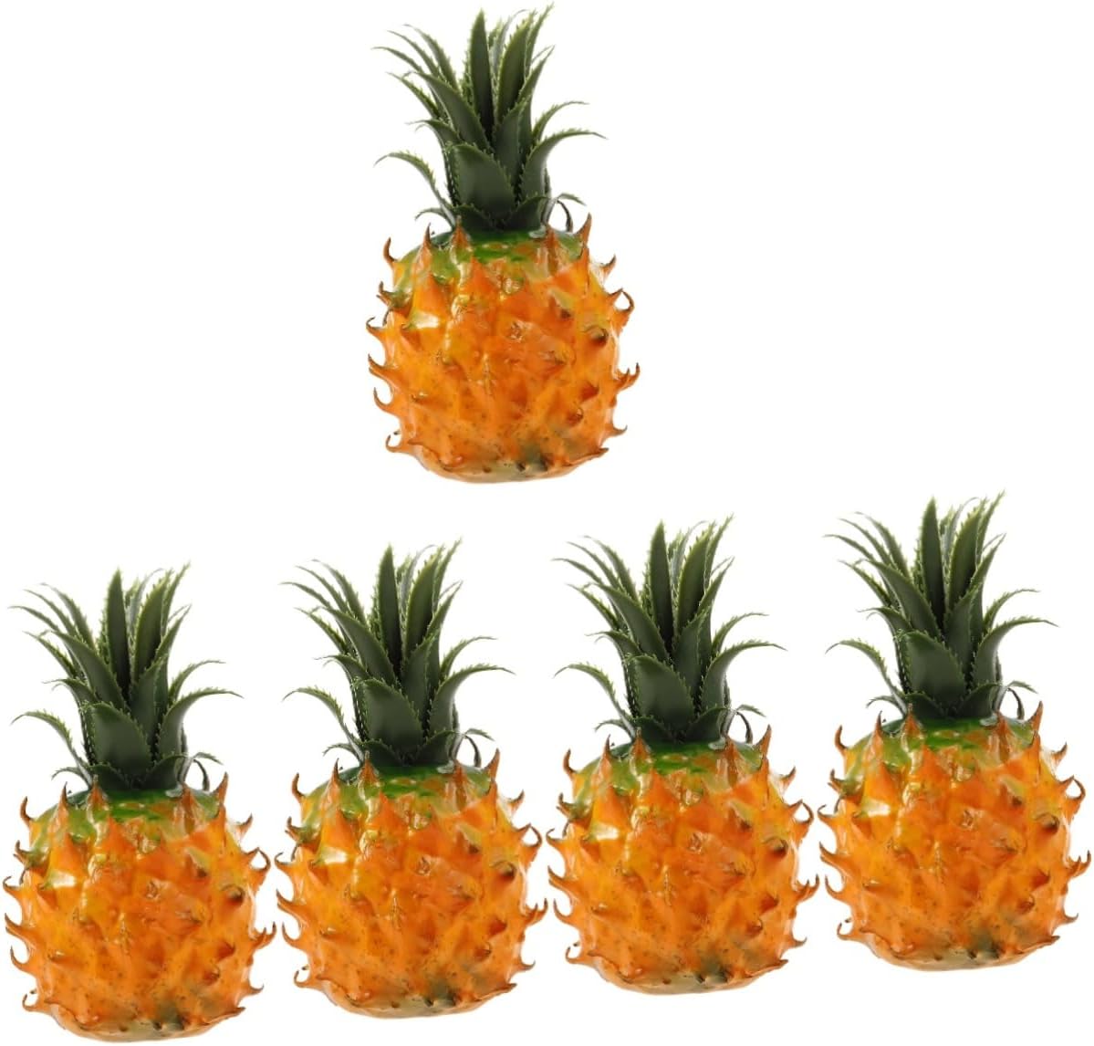 GLEAVI 5pcs Easy Install Car Roof Ornament Pineapple Antenna Topper for Vehicle Aesthetics