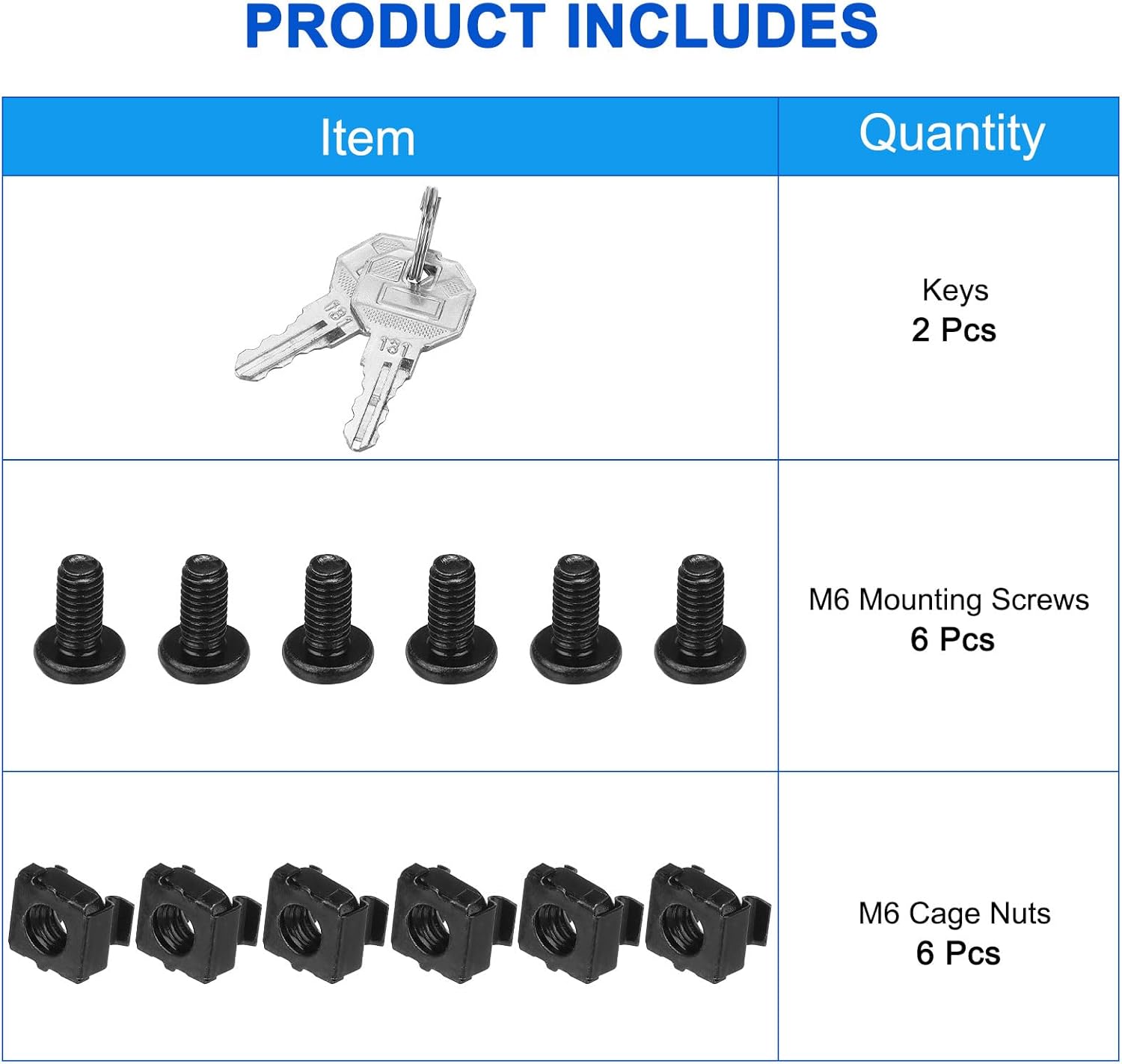 MECCANIXITY 3U Rack Mount Drawer for 19 Inch AV/Network/DJ Equipment Racks or Cabinets with Lock and Key